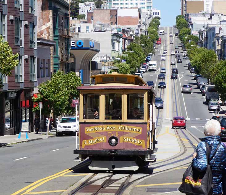 MUNI California cable car 54